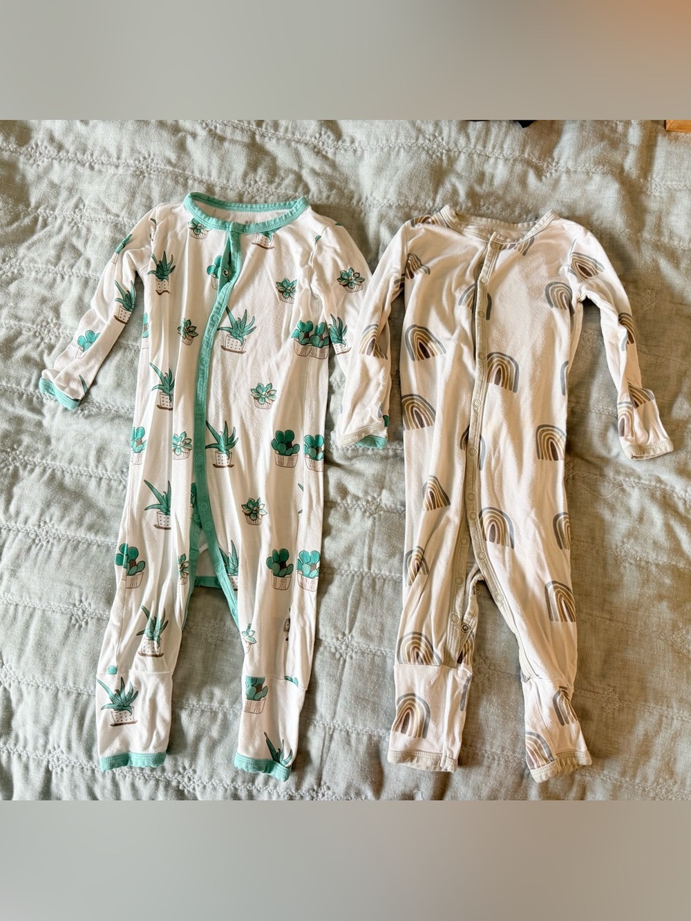 Kyte Baby Bundle - Two Sold Out Prints! 18-24 months snap bamboo pajamas